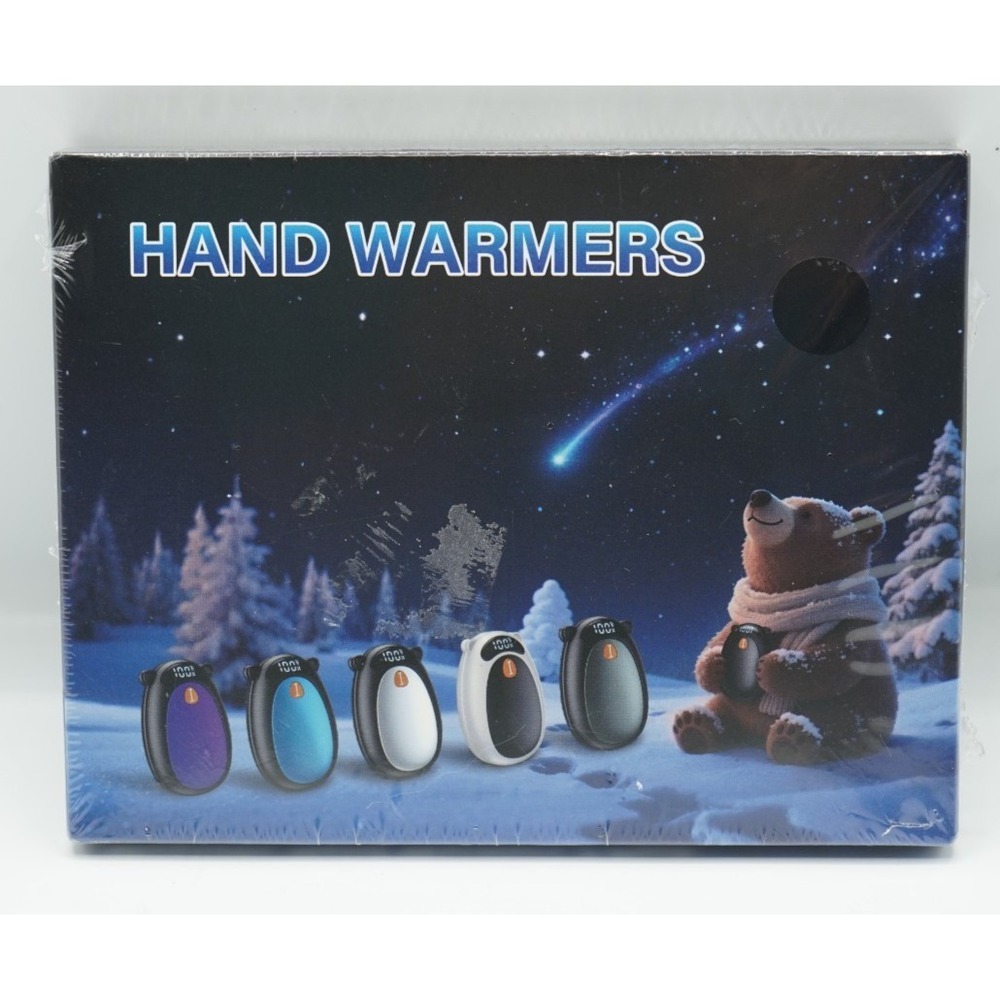 Hand Warmers Rechargeable - Electric Hand Warmers 2 Pack with Dual-Sided Heating